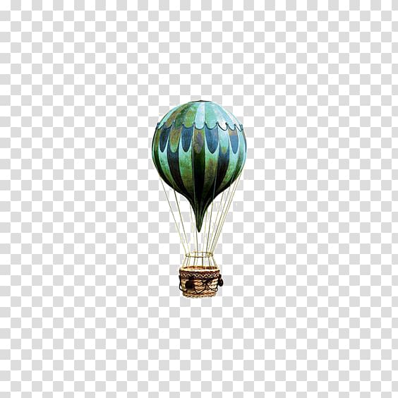 Hot air balloon Flight Illustration, Hot air balloon deductible element transparent background PNG clipart