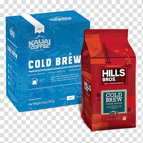 Cold brew Hills Bros. Coffee Brewed coffee Single-serve coffee container, Cold Brew transparent background PNG clipart