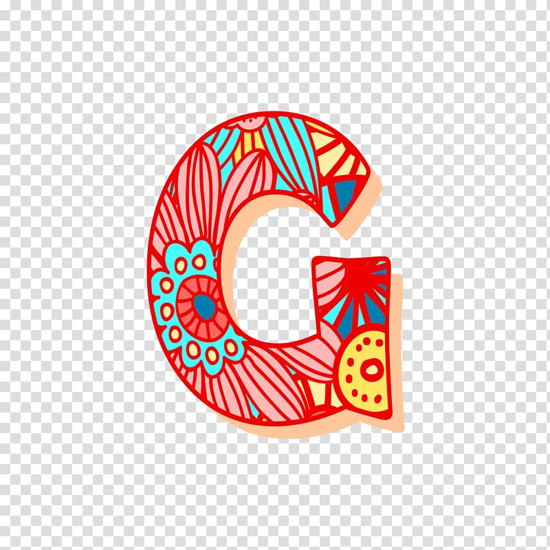 Letter G , Pattern letter G transparent background PNG clipart