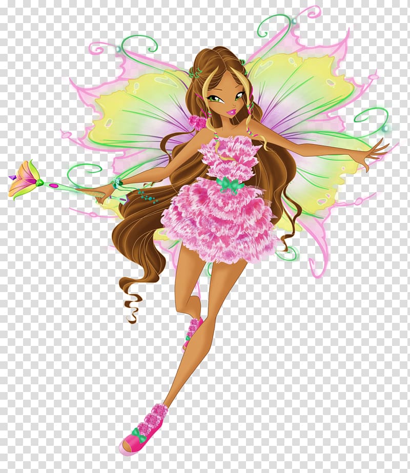 Flora Stella Tecna Bloom Mythix, Winx Club Flora transparent background PNG clipart