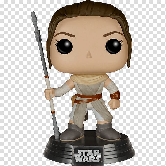 Star Wars: The Force Awakens Rey Han Solo Funko, Pop Bobbleheads transparent background PNG clipart