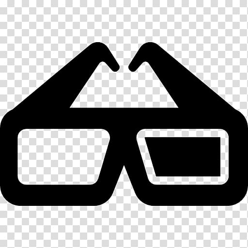 Film Cinema Computer Icons Polarized 3D system, glasses transparent ...