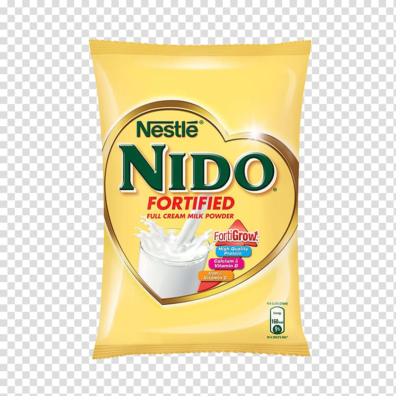 Powdered milk Cream Nido, Milk Pouch transparent background PNG clipart