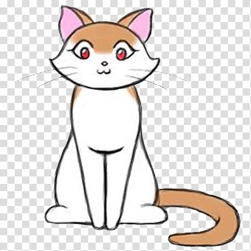 Cat Drawing Kitten Anime, Cat transparent background PNG clipart