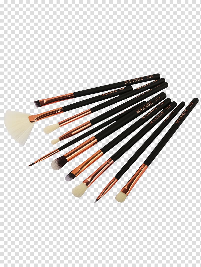 Cosmetics Eye Shadow Makeup brush Make-up, Writing brush transparent background PNG clipart