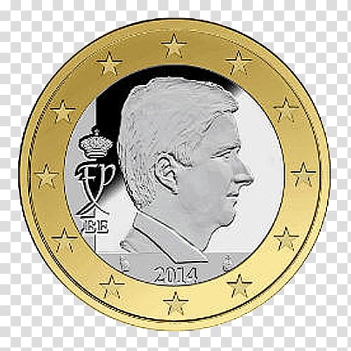 Belgium 50 cent euro coin 1 cent euro coin, Coin transparent background PNG clipart