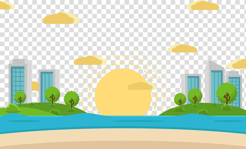 China Sunrise Landscape Sunset , Sunrise city transparent background PNG clipart