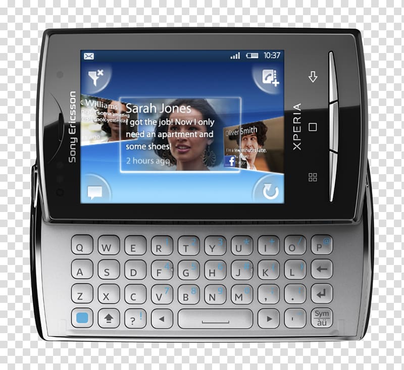 Sony Ericsson Xperia X10 Mini pro Sony Ericsson Xperia Mini Pro, smartphone transparent background PNG clipart