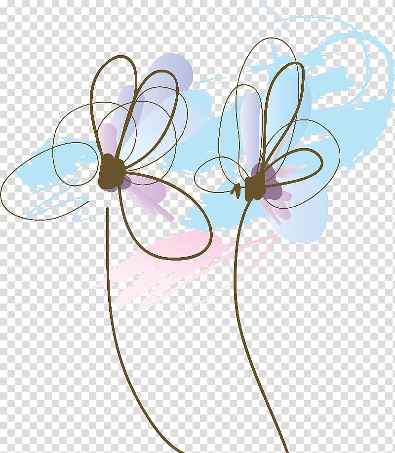 brown and teal petaled flowers illustration, Drawing Flower , FLORES transparent background PNG clipart