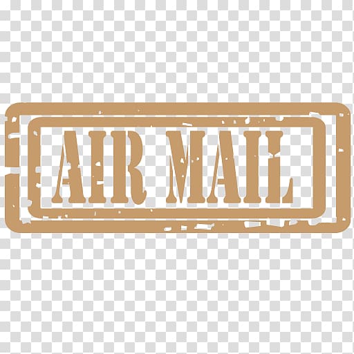 Air Mail logo, Airmail stamp Postage Stamps Rubber stamp, envelope mail transparent background PNG clipart