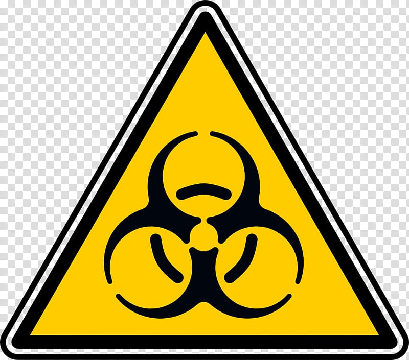 Symbol Biological hazard Risk Risque biologique , nuclear transparent background PNG clipart