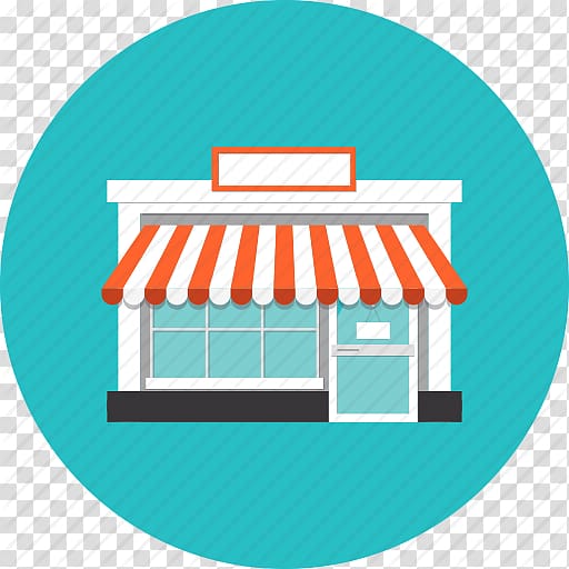 white and orange restaurant illustration, Retail Computer Icons Business E-commerce Brick and mortar, Retail Shop Icon transparent background PNG clipart