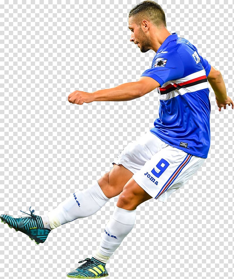 Pro Evolution Soccer 2019 U.C. Sampdoria Serie A Italy national football team Team sport, Soccer action transparent background PNG clipart