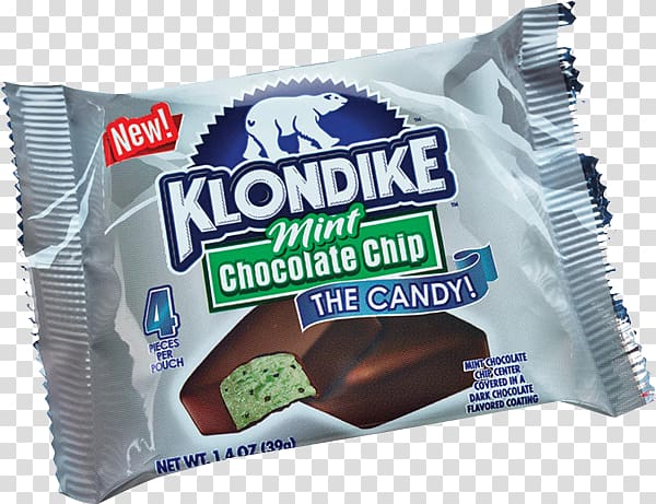 Chocolate bar Mint chocolate chip Klondike bar Confectionery, Caramel candy transparent background PNG clipart
