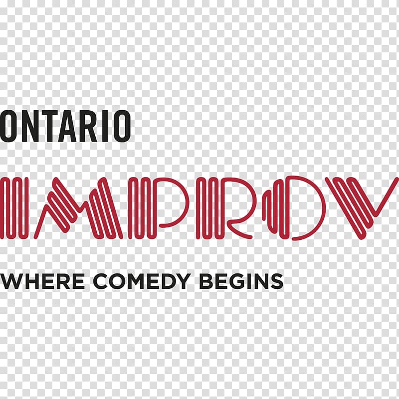 Logo Brand The Improv Comedy club, design transparent background PNG clipart