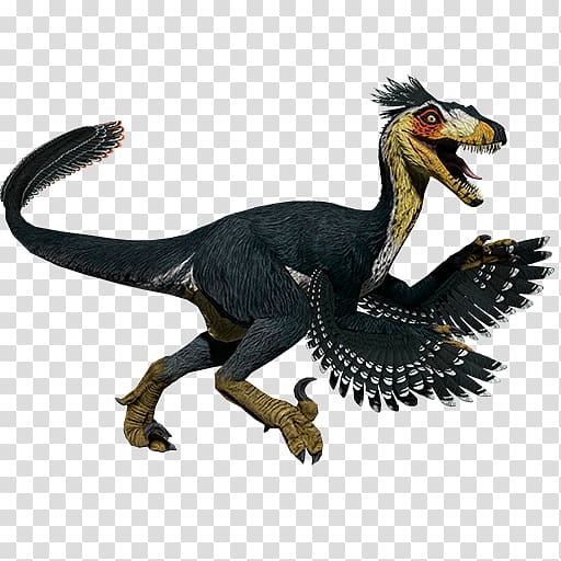 Primal Carnage: Extinction Velociraptor Tyrannosaurus Spinosaurus, feather transparent background PNG clipart