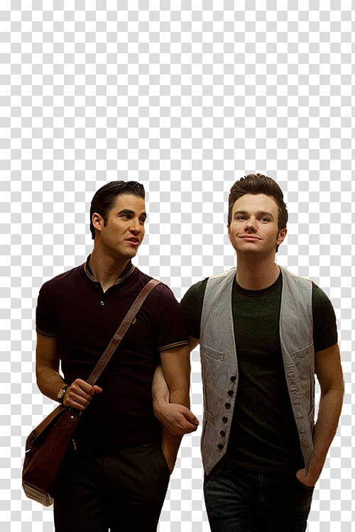 Darren Criss Blaine Anderson Kurt Hummel Glee Chris Colfer, kurt transparent background PNG clipart