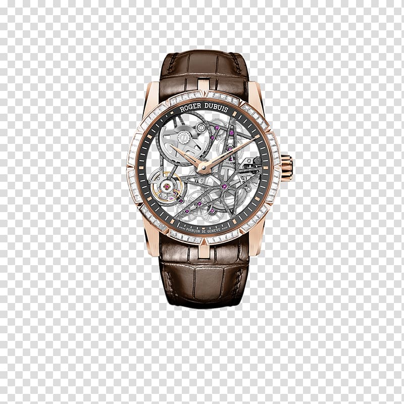 Roger Dubuis Automatic watch Excalibur Jewellery, watch transparent background PNG clipart