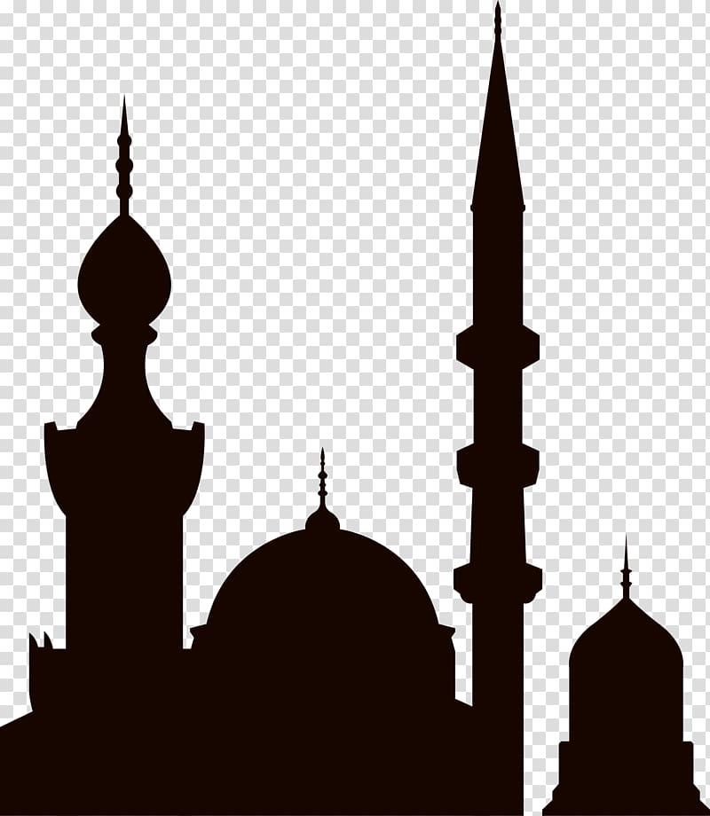 silhouette of church , Ketupat Eid al-Fitr Eid Mubarak Eid al-Adha, Black Church transparent background PNG clipart