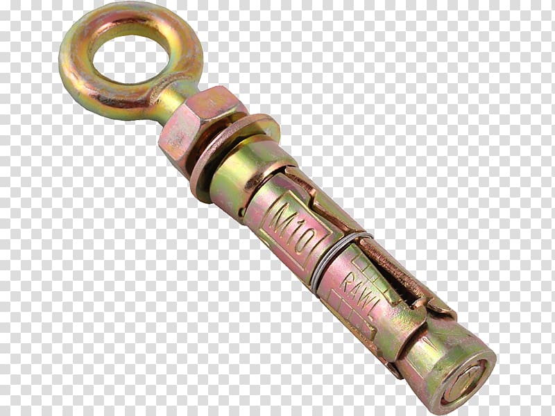 Anchor bolt Eye bolt Masonry Screw, large swiss cheese wedge transparent background PNG clipart