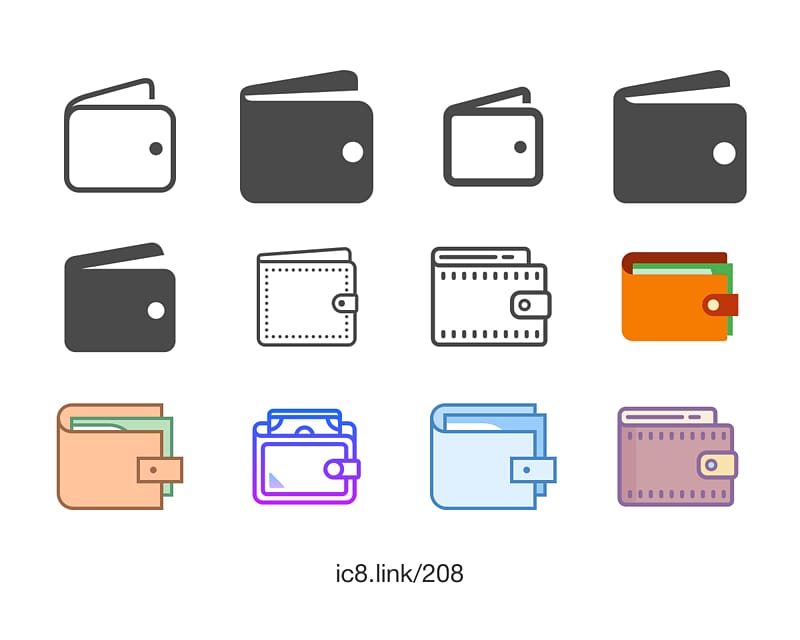 Computer Icons Font, Wallet transparent background PNG clipart