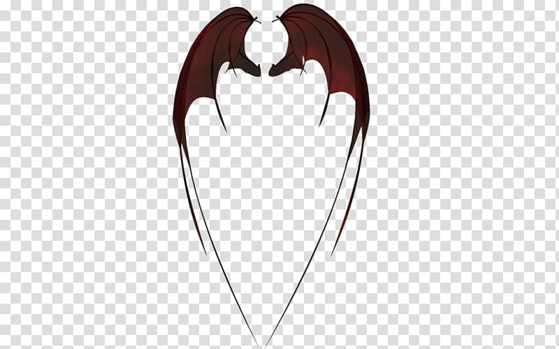 Fiction Character Neck Animated cartoon Mouth, Wings Demon transparent background PNG clipart