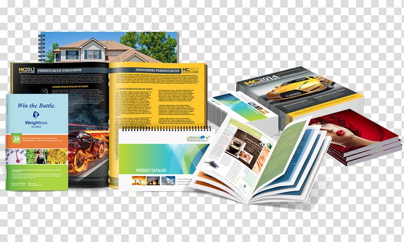 Booklet Color printing Flyer Brochure, Marketing transparent background PNG clipart