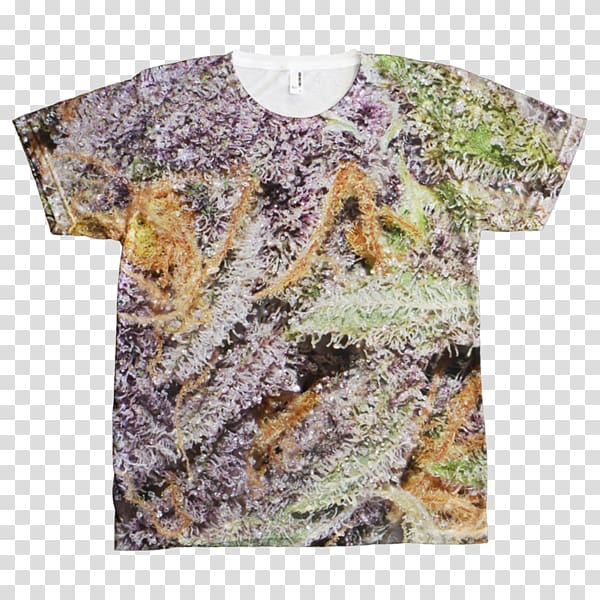 T-shirt Cannabis Kush Clothing Camouflage, mens dress transparent background PNG clipart