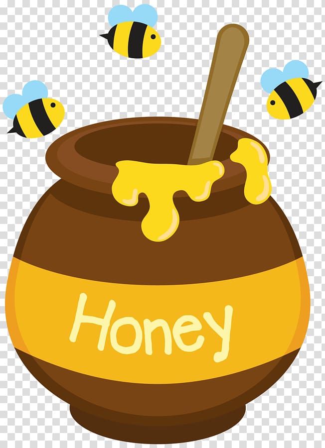 bee and honey clipart