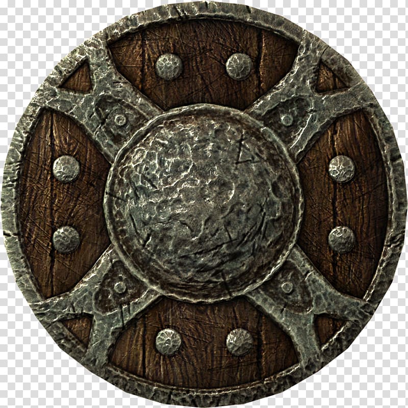 The Elder Scrolls V: Skyrim VR Oblivion The Elder Scrolls Online Magicka, old shield , free transparent background PNG clipart
