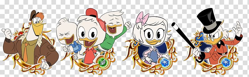 Scrooge McDuck Huey, Dewey and Louie Webby Vanderquack Launchpad McQuack DuckTales: Remastered, transparent background PNG clipart
