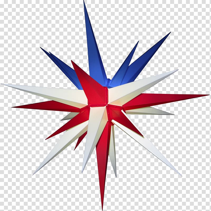 Nautical star The Patriot Light, three-dimensional stars transparent background PNG clipart