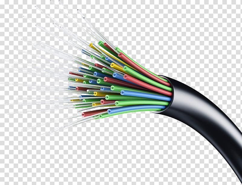 Network Cables Optical fiber cable Electrical cable Computer network, others transparent background PNG clipart