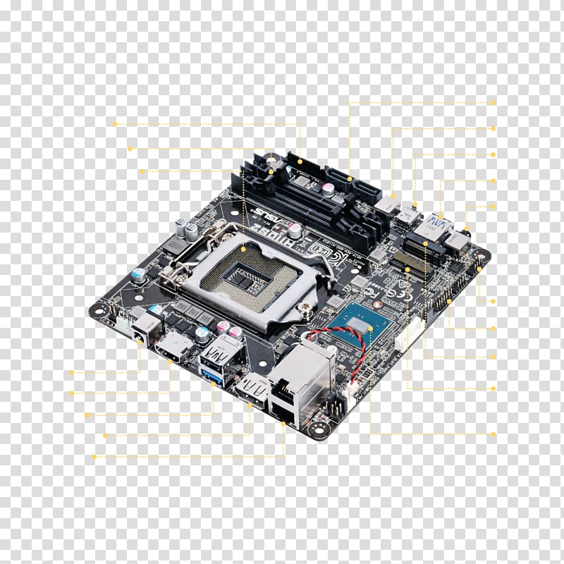 LGA 1151 Motherboard ASUS Land grid array Mini-STX, others transparent background PNG clipart