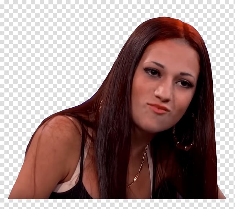 woman wearing black spaghetti strap top, Cash Me Outside Howbow Dah transparent background PNG clipart