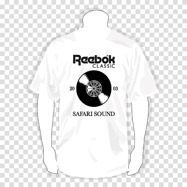 T-shirt White Logo Sleeve Reebok, Watercolor safari transparent background PNG clipart