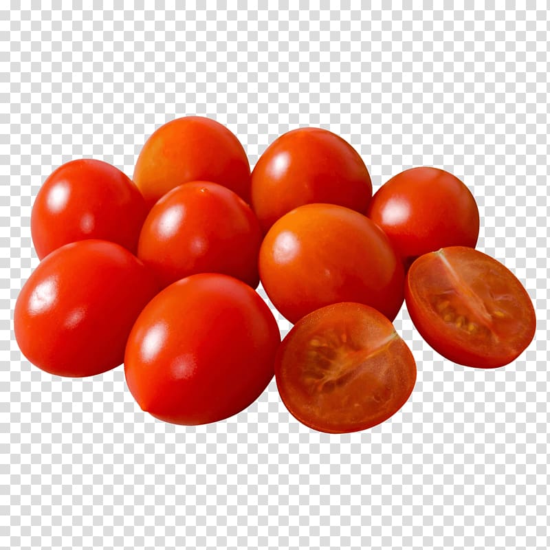 Plum tomato Food Bush tomato Vegetarian cuisine, transparent background PNG clipart
