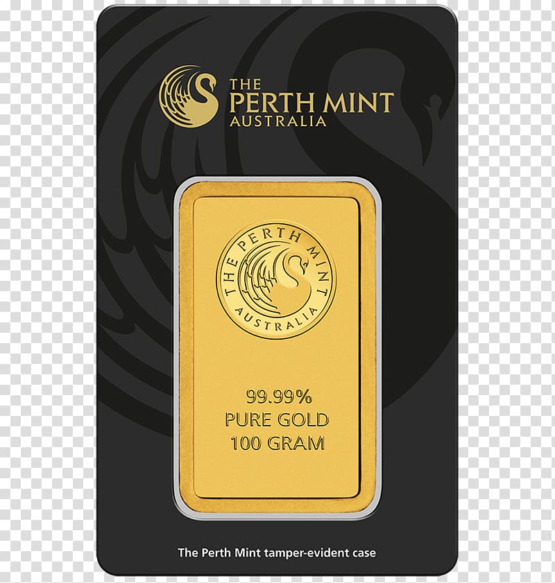 Perth Mint Gold bar Bullion Kinebar, gold transparent background PNG clipart