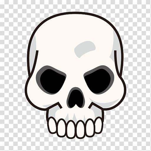 Skull and crossbones Emoji Skull and Bones Drawing, skulls transparent background PNG clipart