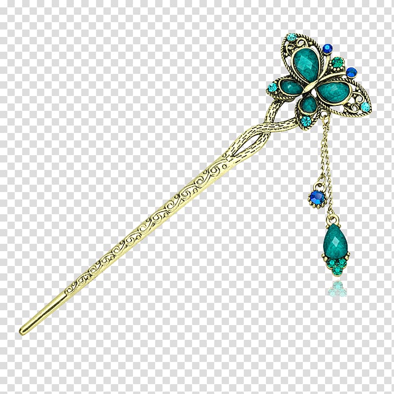 Hairpin Barrette Capelli Fashion accessory Hair stick, Bob Hair Accessories blue classical creative transparent background PNG clipart