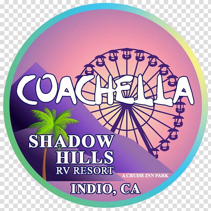 Logo Brand Sticker Label, coachella transparent background PNG clipart