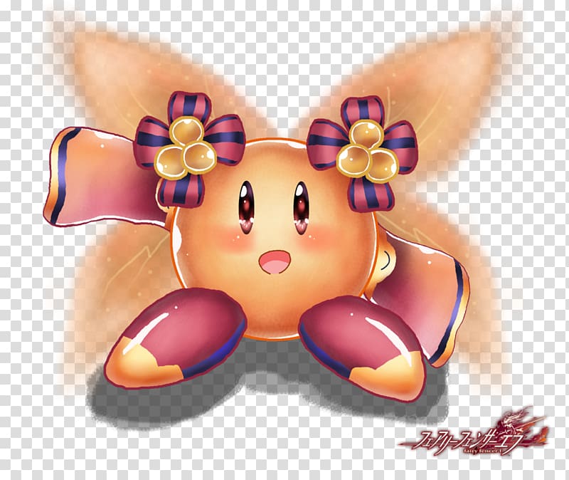 Fairy Fencer F Kirby Fan art Chibi, Kirby transparent background PNG clipart