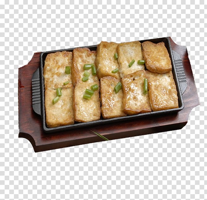 Vegetarian cuisine Asian cuisine Chinese cuisine Teppanyaki Breakfast, Tofu iron transparent background PNG clipart