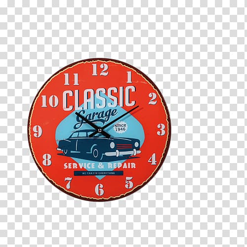Alarm Clocks Watch Pendulum clock Garage, Retro van transparent background PNG clipart