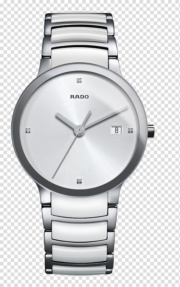 Rolex Daytona Rado Watch Chronograph ETA SA, Radar watches Silver watches male table transparent background PNG clipart