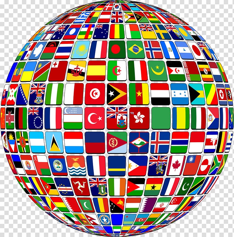 globe of world flag, Globe Flags transparent background PNG clipart