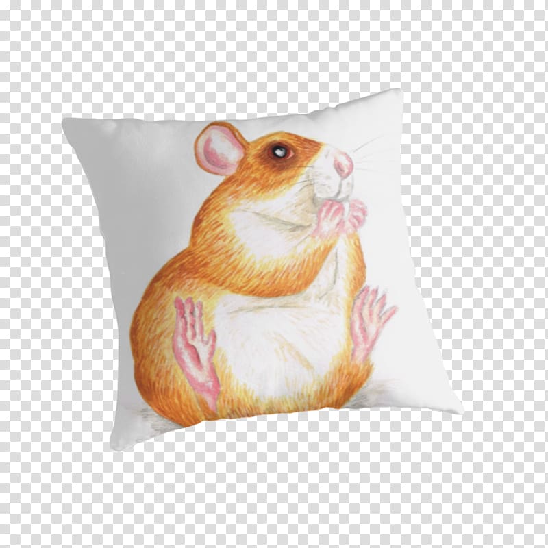 Gerbil Rat Hamster Cushion Pillow, people eating transparent background PNG clipart