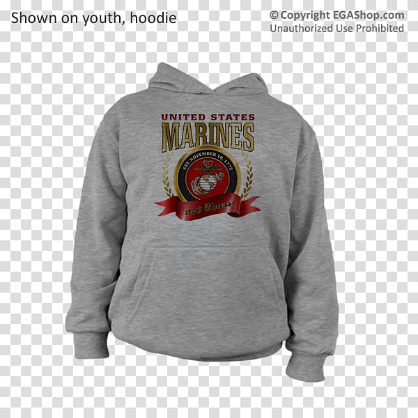 Hoodie Font Product, Marine Corps Birthday transparent background PNG clipart