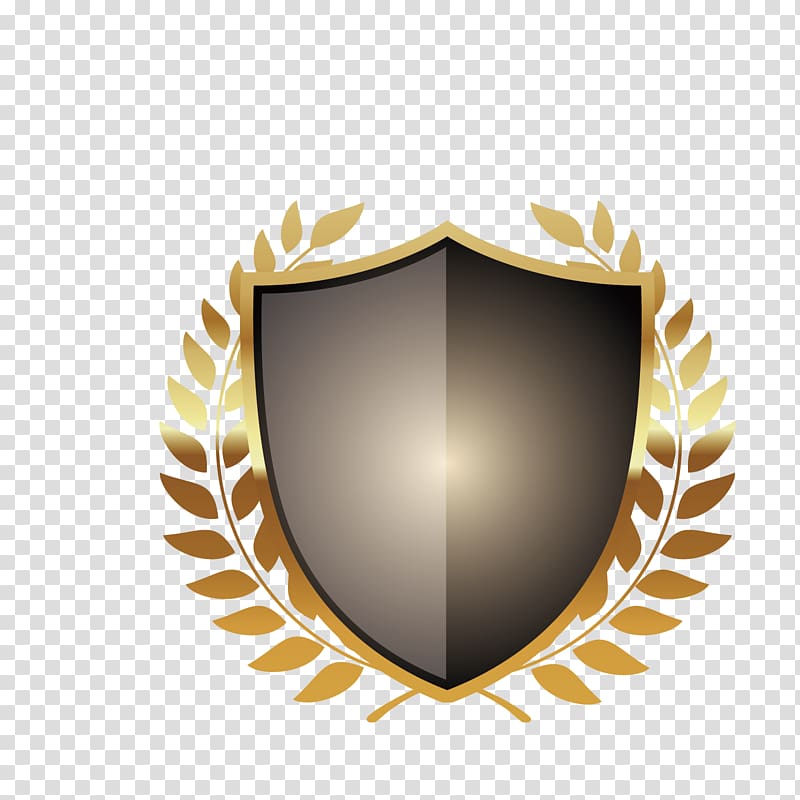 gray and brown shield illustration, Owen Sound Police Service Police officer, Charming Brown shield metal design transparent background PNG clipart
