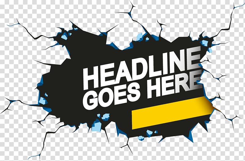 Headline goes here text, , Rupture tear topic transparent background PNG clipart